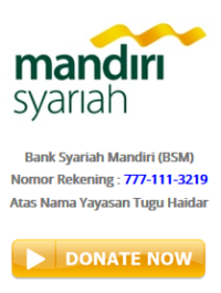 Donasi Program Yayasan Tugu Haidar